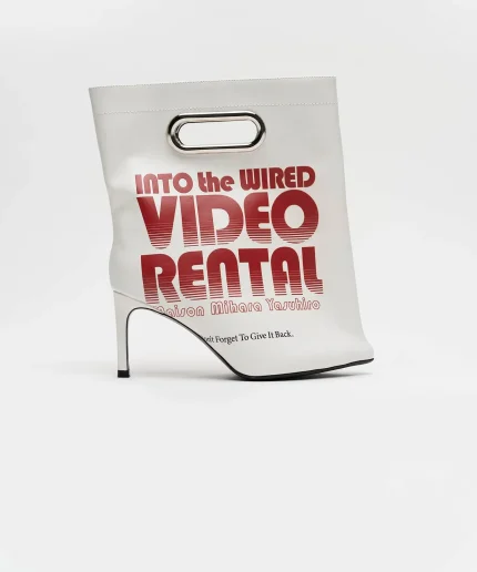 Maison Mihara Shopping Bag Motif PIN Heel Boots (4)