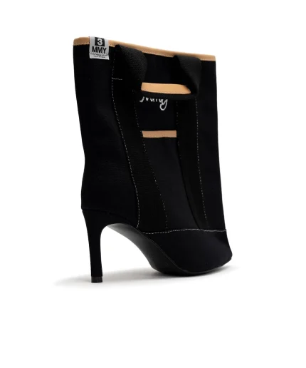 Maison Mihara Tote Bag Detail Pin Heel Boots BlackBlack (4)
