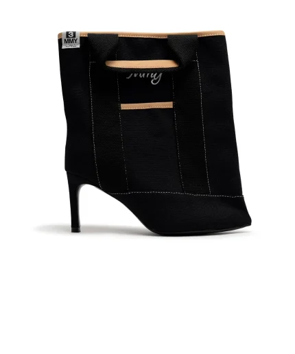 Maison Mihara Tote Bag Detail Pin Heel Boots BlackBlack (5)