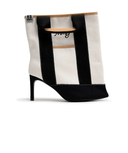 Maison Mihara Tote Bag Detail Pin Heel Boots Red (1)