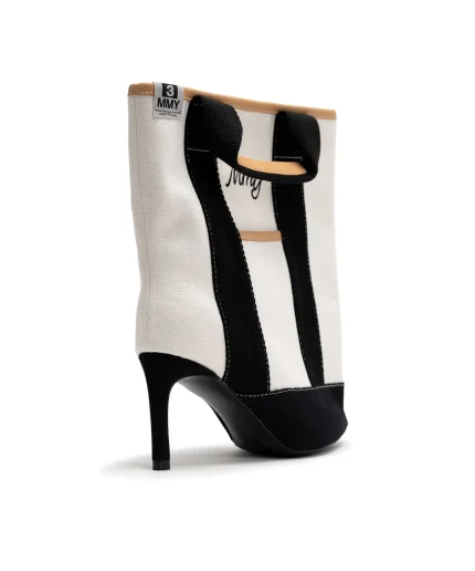 Maison Mihara Tote Bag Detail Pin Heel Boots Red (5)